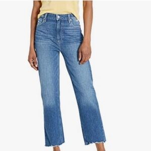 PAIGE High Rise Sarah Straight Crop Women's Jeans